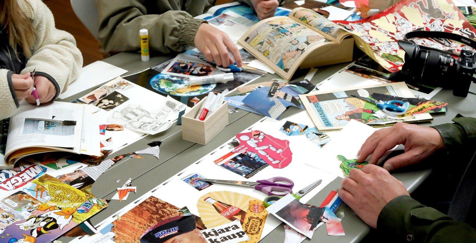 Autumn Break in Hafnarhús | Open collage workshop — inspired by the works of Erró
